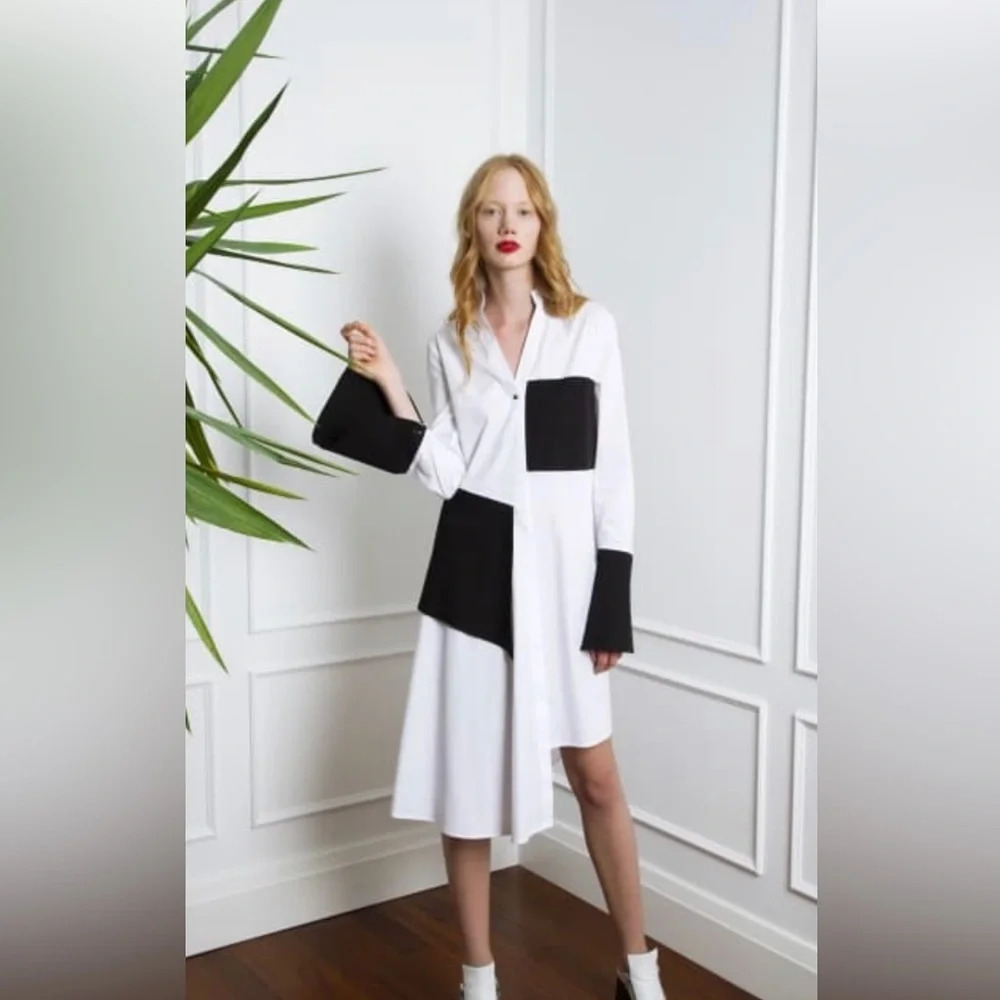 ! mirimalist YingYang Shirt Dress small